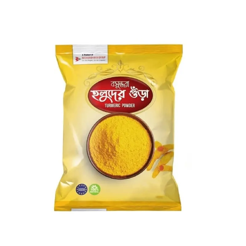BASHUNDHARA TURMERIC POWDER | バシュンダラターメリックパウダー | বসুন্ধরা হলুদ গুঁড়া