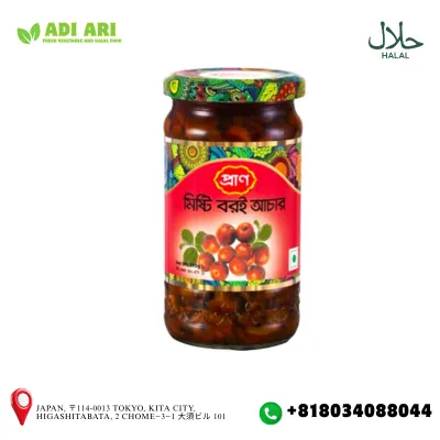 Boroi pickle (Pran) / ボロイスイートピクル / বরই মিষ্টি আচার